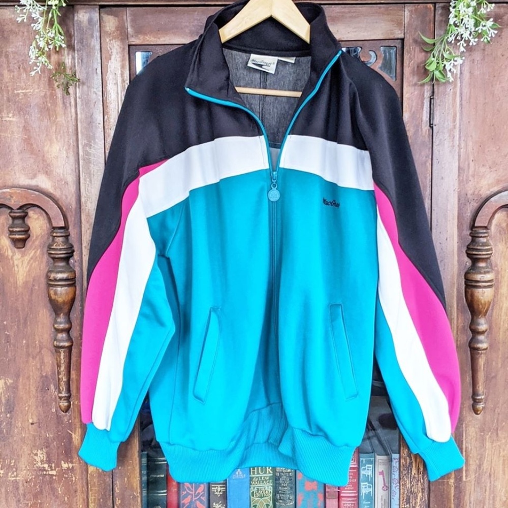 Retro MacGregor Jersey Knit Zip-Up